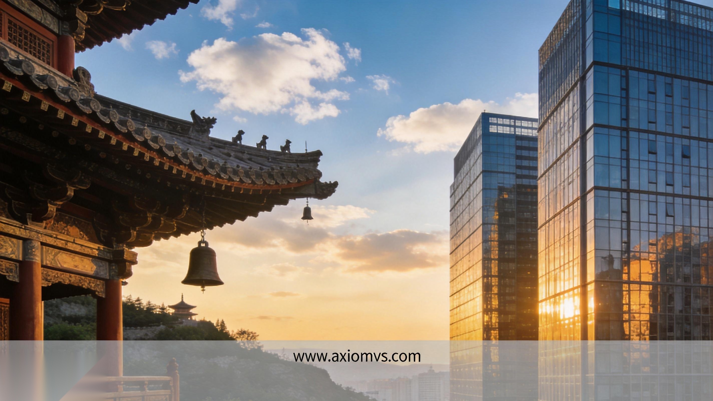 迈广高球网络科技太原太山龙泉寺城市风光